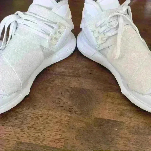 Adidas Y-3 Qasa High Triple White Size 6.5 - Picture 6 of 12